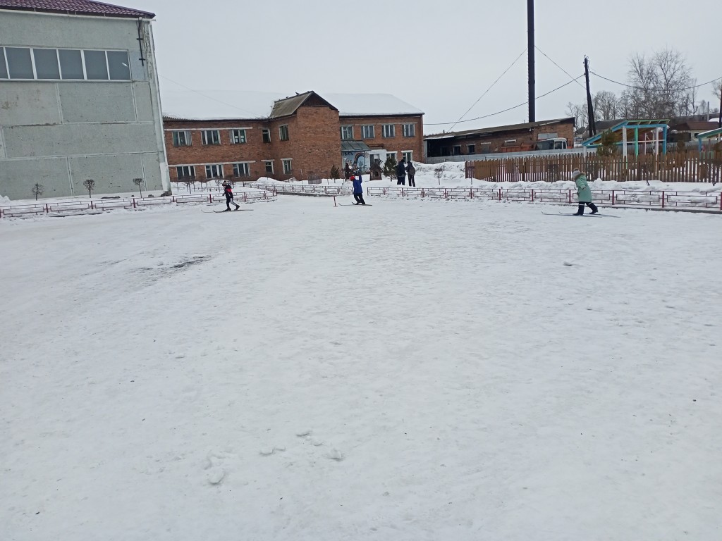 Школьные соревнования по лыжным гонкам. 27