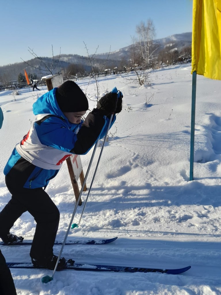 Районные соревнования по лыжным гонкам. 1